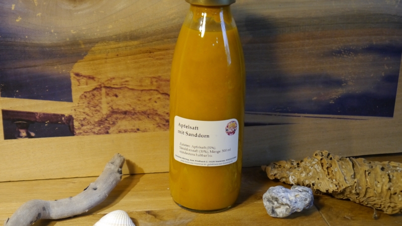 Sanddornsaft mit Apfel 500ml